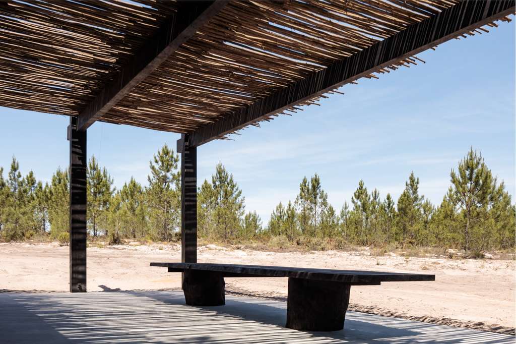 Pavillion Art Center bench