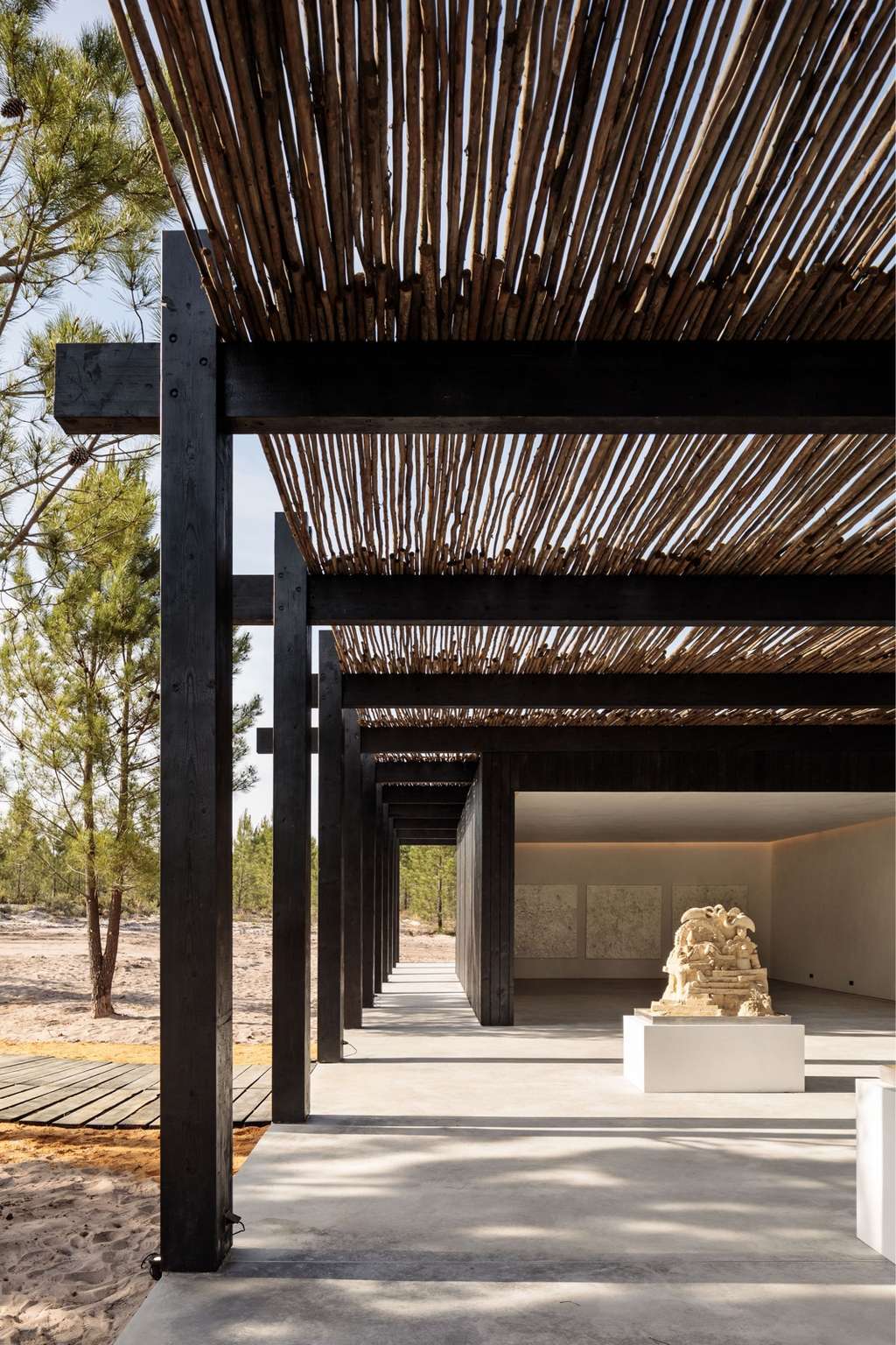 Pavillion Art Center sculptures