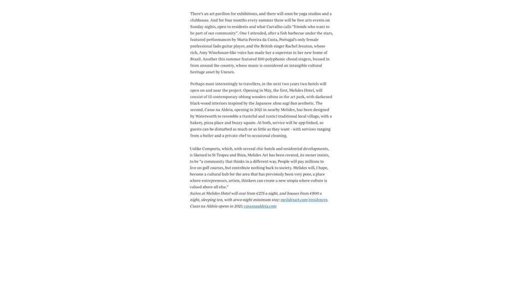 The Times article page with text columns