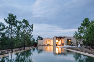 Melides Art Property view evening